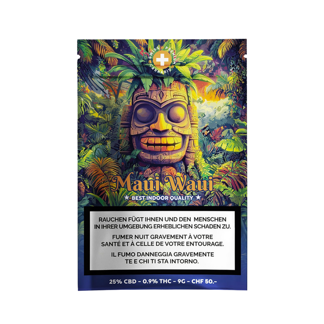 High Level Genetics - Maui Waui - Fiori di CBD da interno - 9 g
