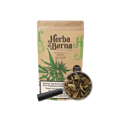 Herba di Berna - Oudoor CBD Blüten - Cannatonic - 45g