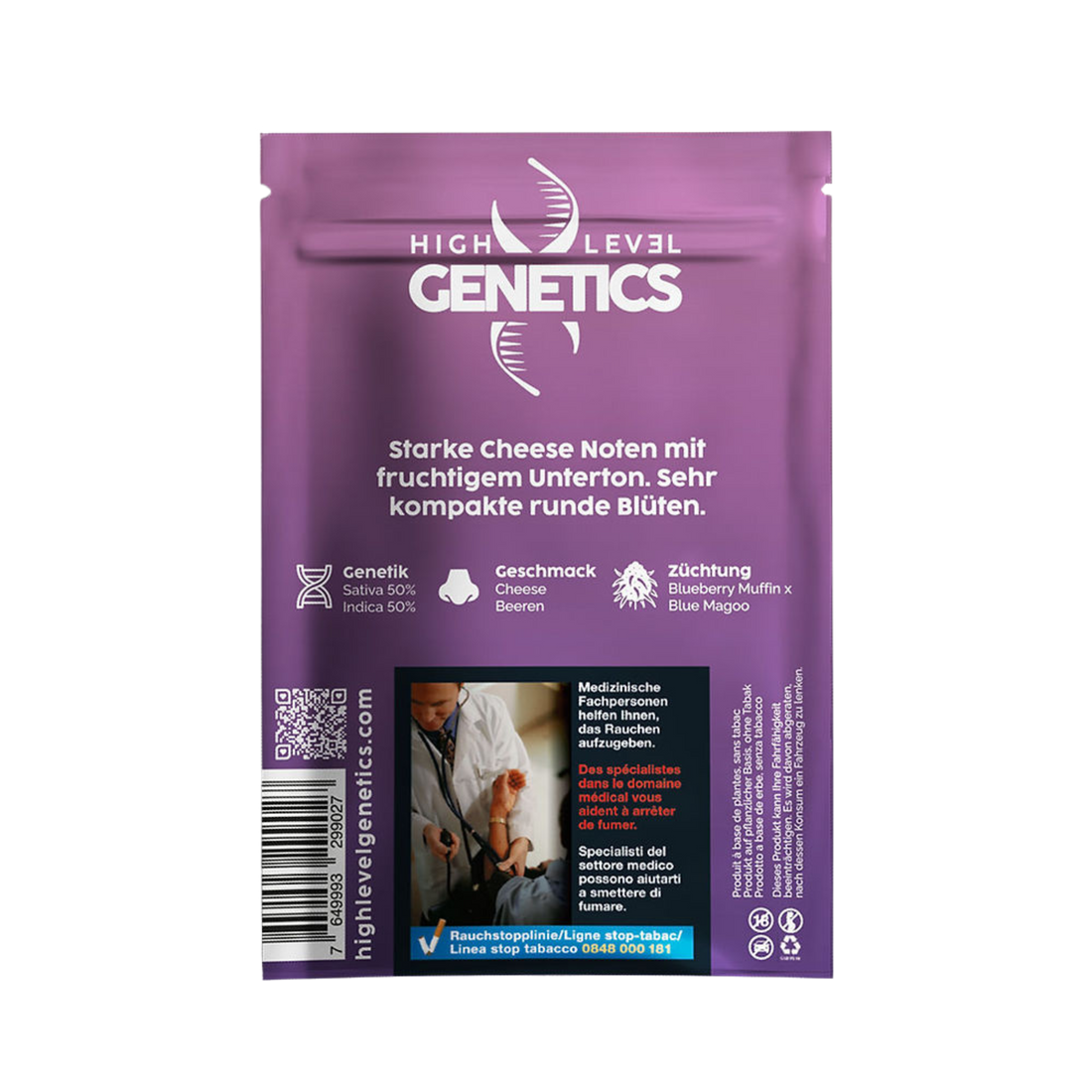 High Level Genetics - Maliboo - Fiori di CBD da interno - 2 g