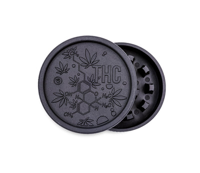 FireFlow Hemp Grinder «THC Molecule» 5.5 cm 2-teilig (8 Stk.)