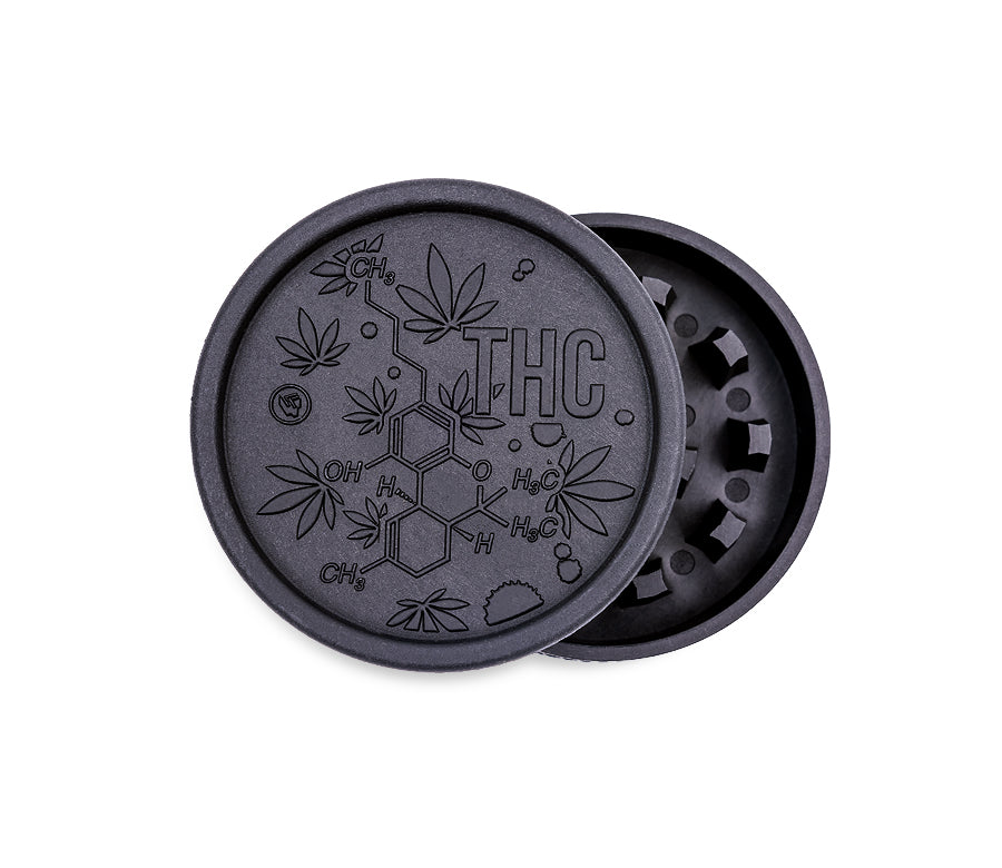 FireFlow Hemp Grinder «THC Molecule» 5.5 cm 2-teilig (8 Stk.)