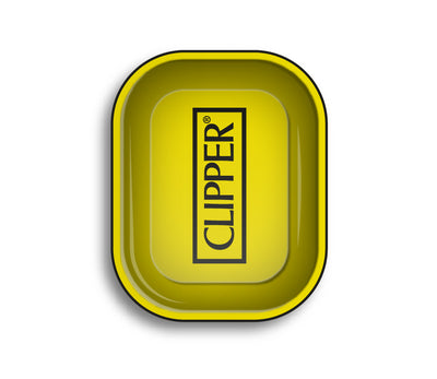 FireFlow Rolling Tray S «Clipper Logo Yellow» 14 × 18 cm (4 Stk.)