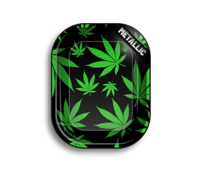 FireFlow Rolling Tray S «Leaves Green» 14 × 18 cm (4 Stk.)