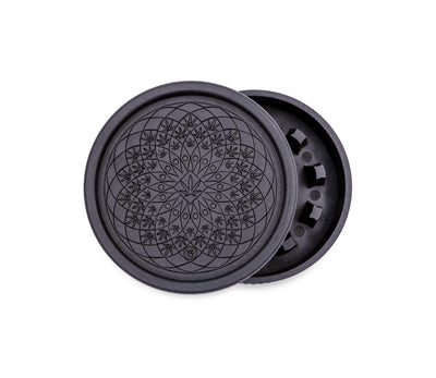 FireFlow Hemp Grinder «Leaf Pattern» 5.5 cm 2-teilig (8 Stk.)