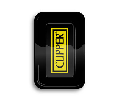 FireFlow Rolling Tray M «Clipper Logo Black» 27.5 × 17.5 cm (4 Stk.)