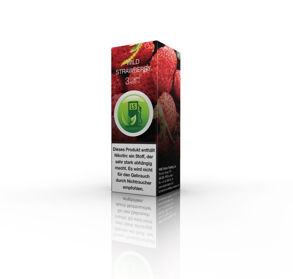 Liquid Station - Wilde Erdbeere (10ml/3mg)