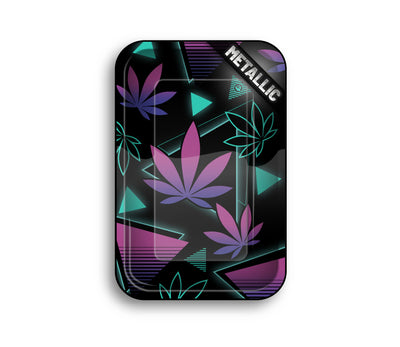 FireFlow Rolling Tray M «Leaves 37 2/4» 27.5 × 17.5 cm (4 Stk.)