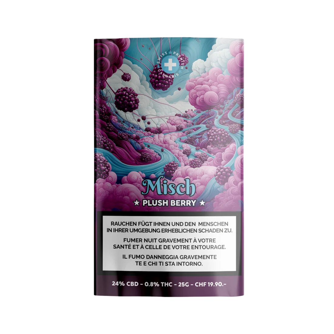 High Level Genetics - Plush Berry - Mix di CBD per interni - 25 g