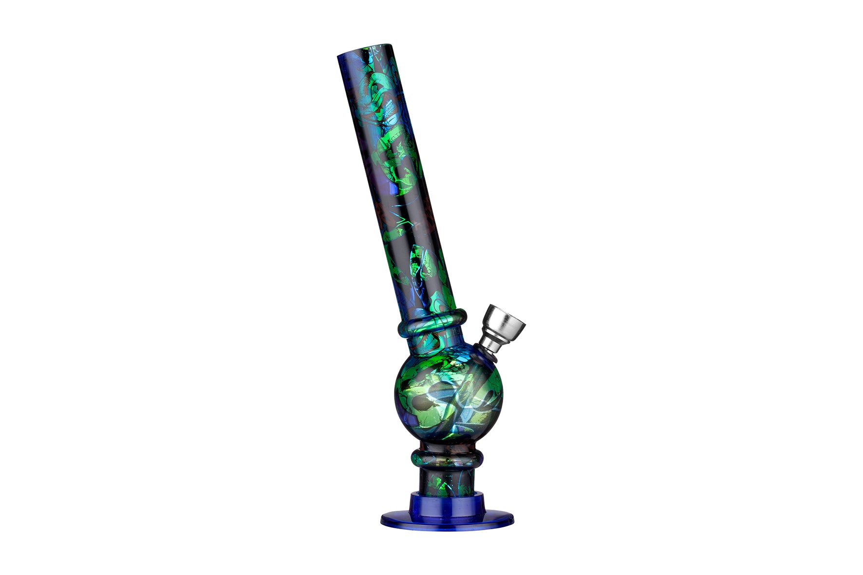 Dreamliner Acrylbong in Blau, 23 cm