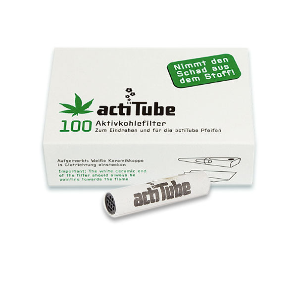 actiTube Aktivkohlefilter Regular, 100 Stück