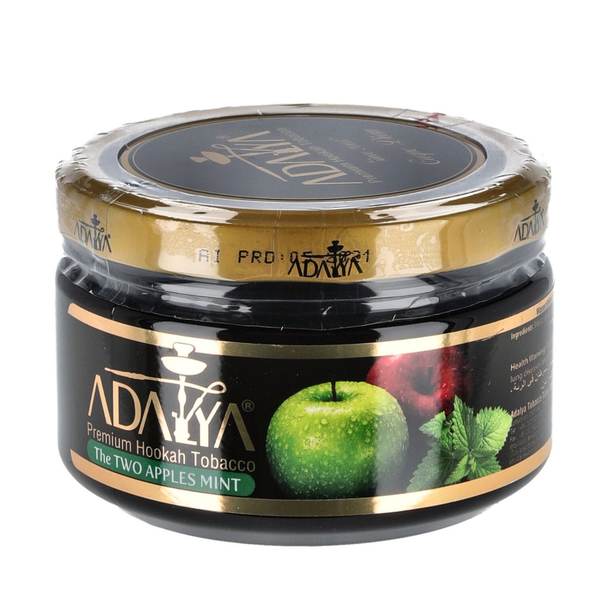 Adalya Two Apples Mint Shisha-Tabak, 200 g