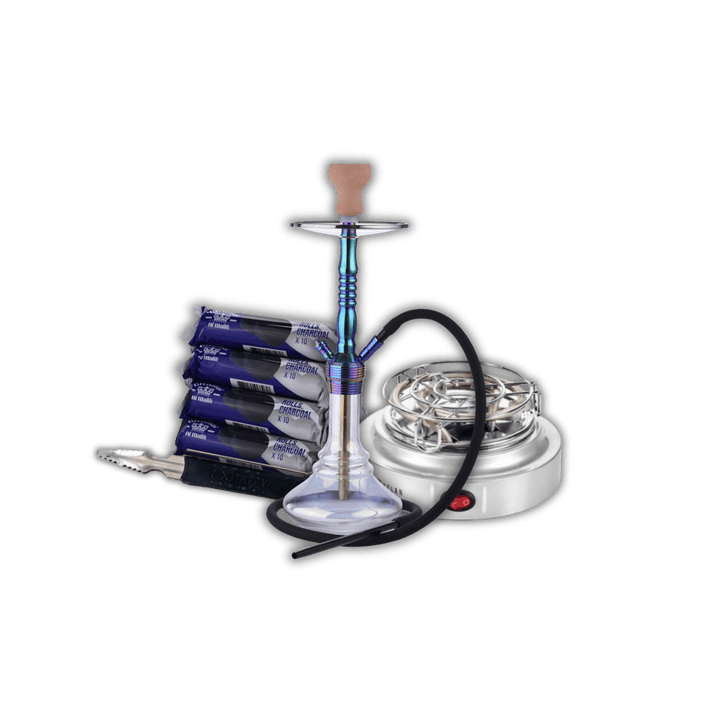 AL MALIK Bhalil Shisha Bundle 550mm Rainbow Effekt
