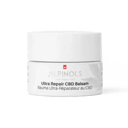 Frontansicht des Alpinols CBD Balsams 50 ml