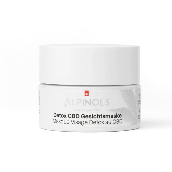 Frontansicht der Alpinols CBD Gesichtsmaske 50 ml