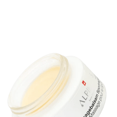 Detailansicht des CBD Sportbalsams mit Magnesium und Arnika
