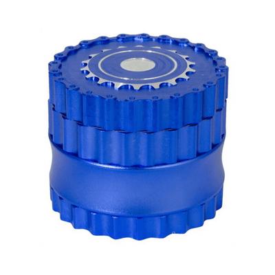 Alu Chain Aluminium Grinder 62mm blau, 6-teilig