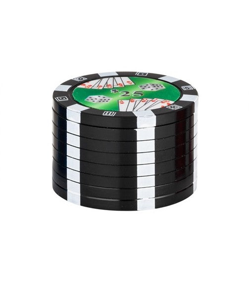 Super Heroes Alu-Grinder Poker Chips in Schwarz, 3-teilig, 40 mm