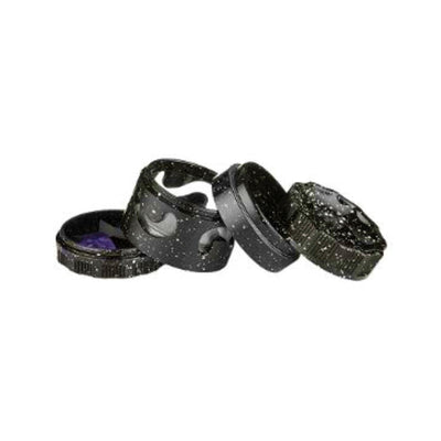 Alu-Grinder, leuchtet im Dunkeln, 4-teilig, 62 mm – Kräutermühle