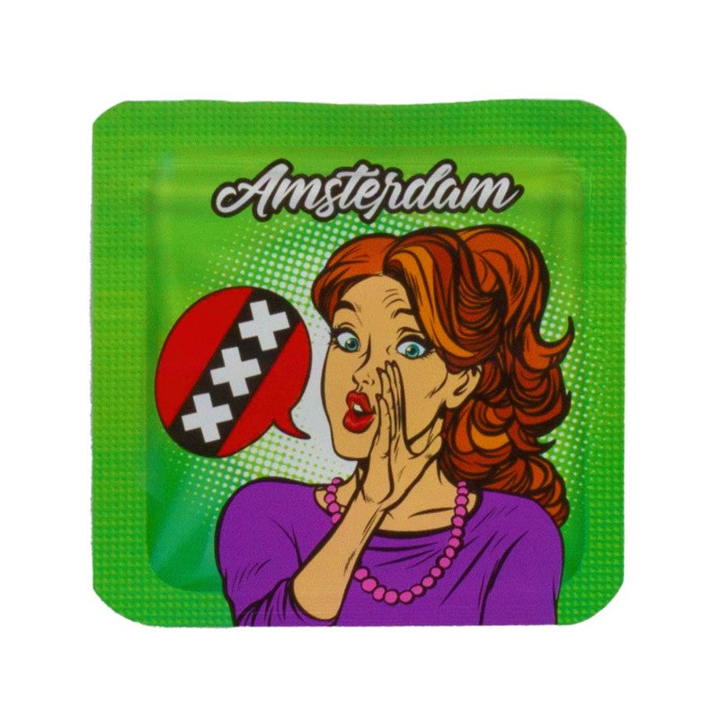 Amsterdam Bag xxx – geruchsdichter Aufbewahrungsbeutel, 6.4 x 6.4 cm