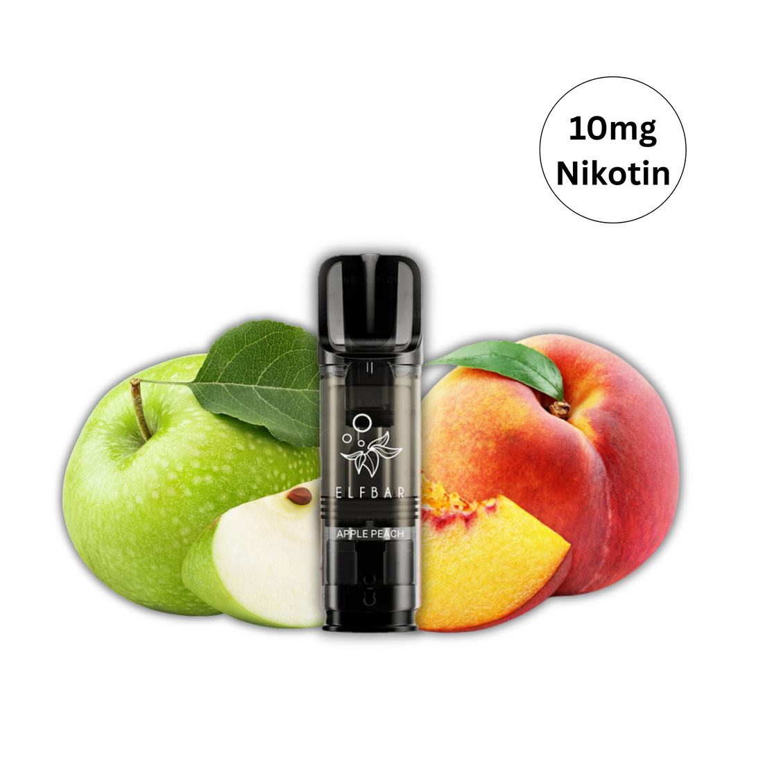 Elf Bar ELFA Pro - Pods (2 x 2ml) - 10mg/ml Nikotin - Apple Peach