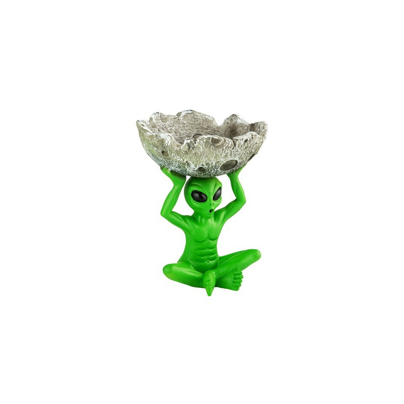 Rauchwerk Aschenbecher aus Keramik, Alien Meteor, 11 cm