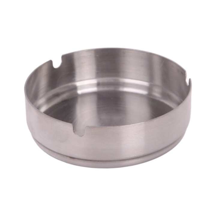 Aschenbecher aus Metall, 10 cm Durchmesser