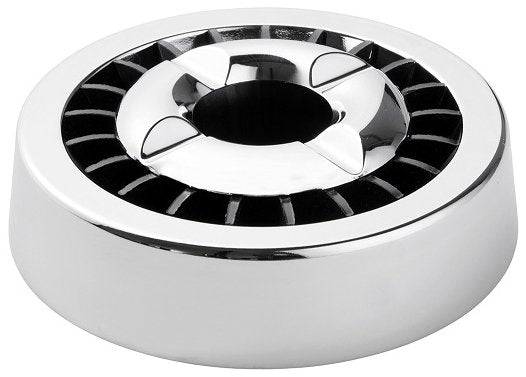 Smokeless Aschenbecher in Chrom, 13 cm Durchmesser