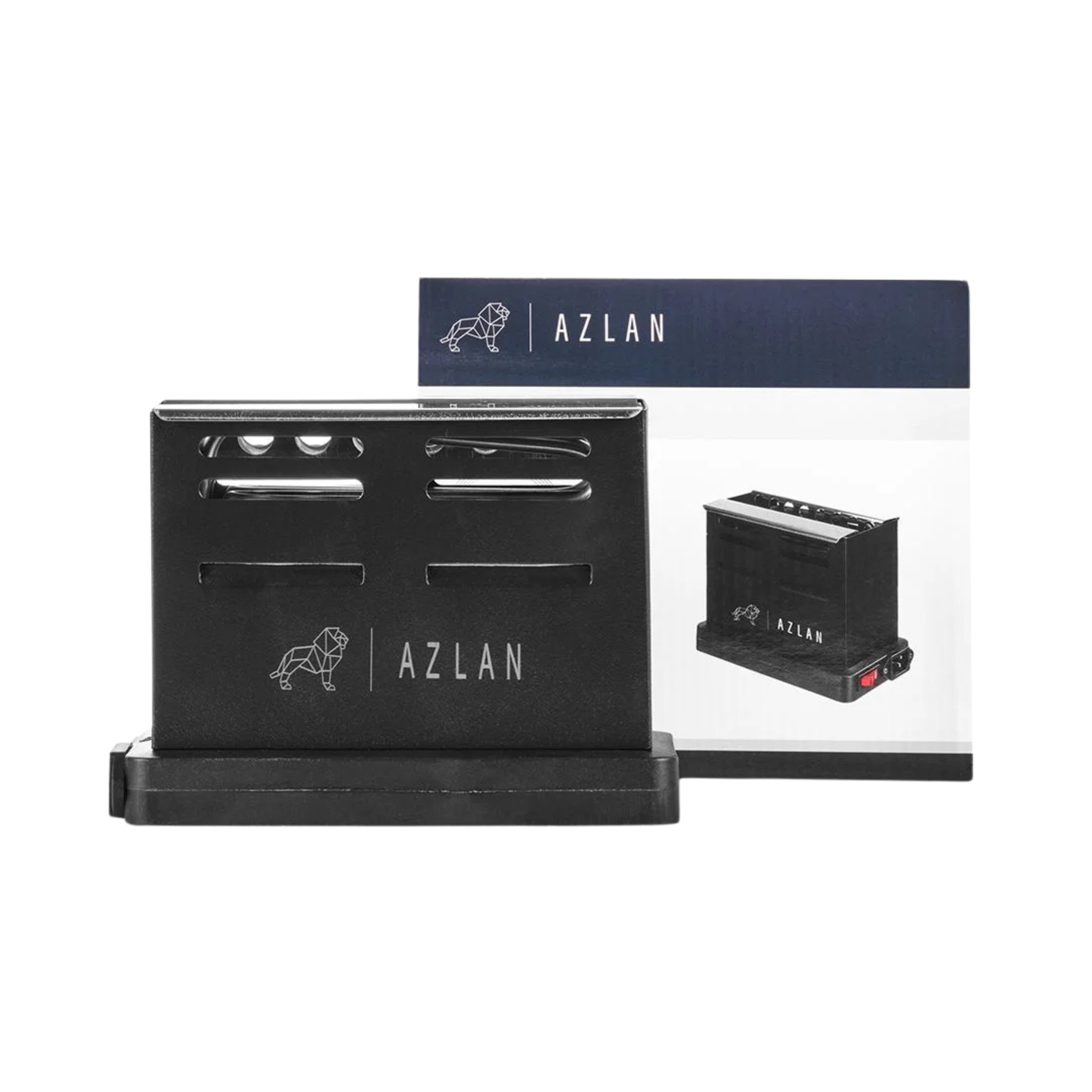 Seitenansicht AZLAN Kohleanzünder Toast It 800W