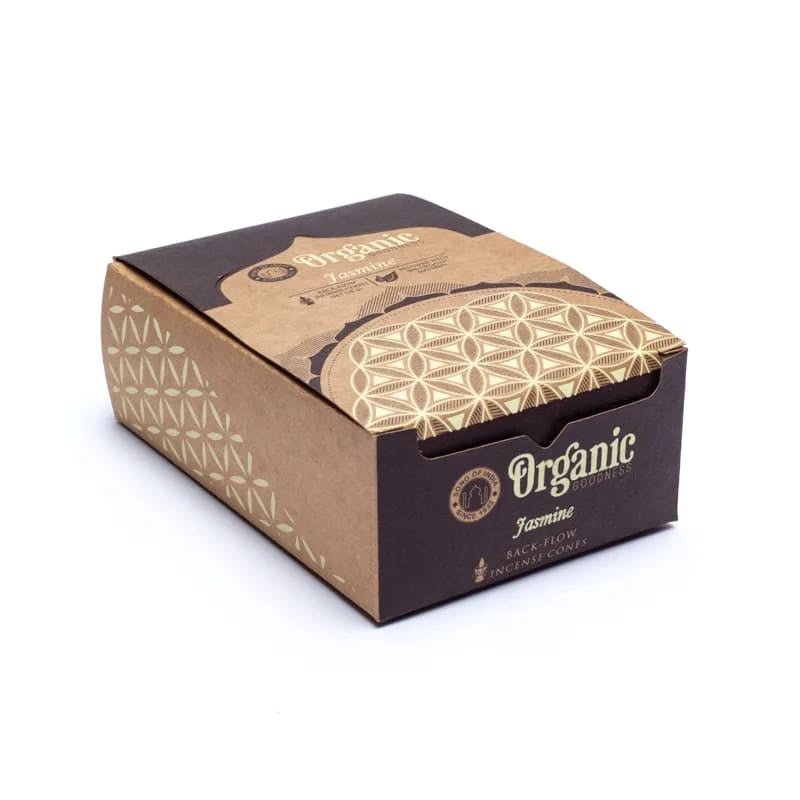 Backflow Räucherhalter mit Wasserfall-Rauch und Räucherkegeln