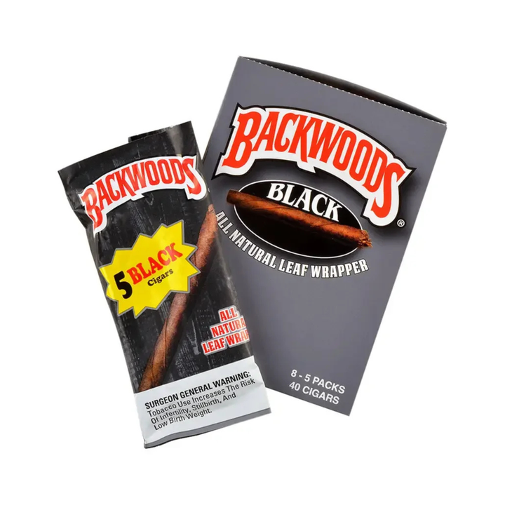Backwoods Black Blunts 5er Pack im Freshbeutel