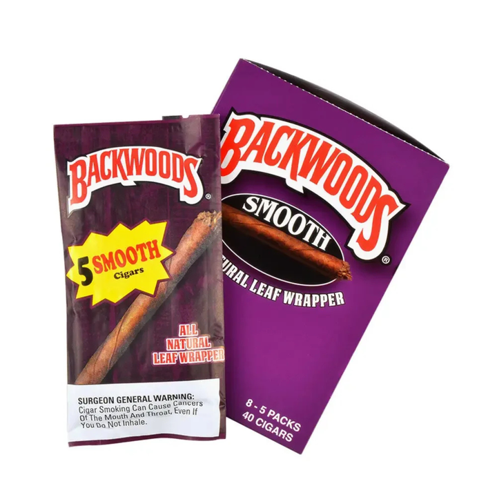 Backwoods Smooth Blunts 5er Pack im Freshbeutel