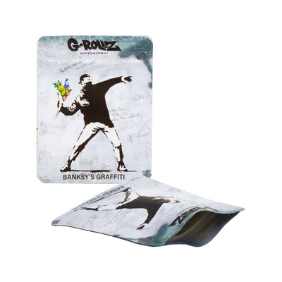 G-Rollz Banksy Bag Flower Thrower – Aufbewahrungsbeutel, 6.5 x 8.5 cm