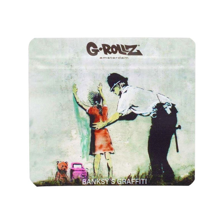 G-Rollz Banksy Bag Girl Being Frisked – Aufbewahrungsbeutel, 9 x 8 cm