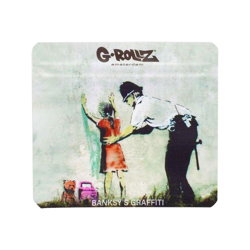 G-Rollz Banksy Bag Girl Being Frisked – Aufbewahrungsbeutel, 9 x 8 cm