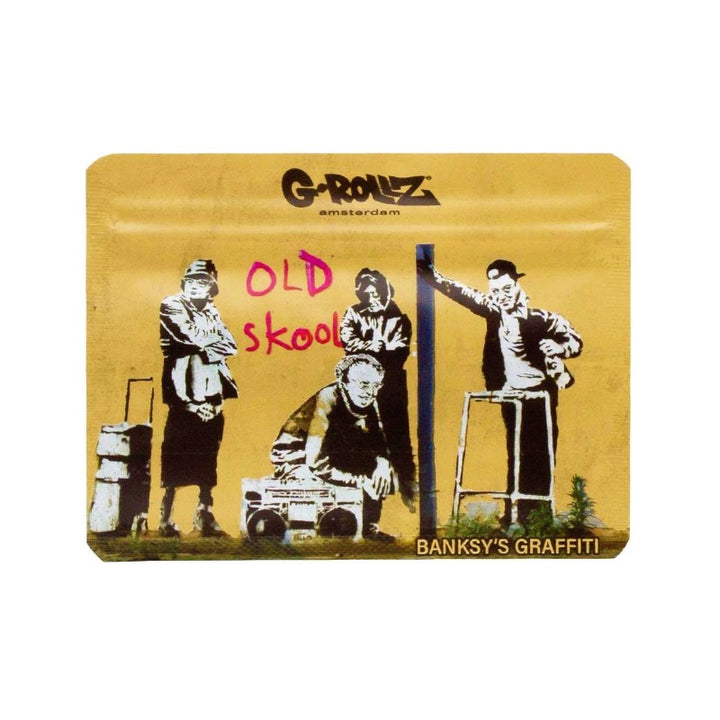 G-Rollz Banksy Bag Old Skool – Aufbewahrungsbeutel, 10.5 x 8 cm