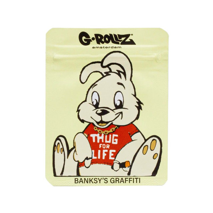 G-Rollz Banksy Bag Thug for Life – Aufbewahrungsbeutel, 6.5 x 8.5 cm