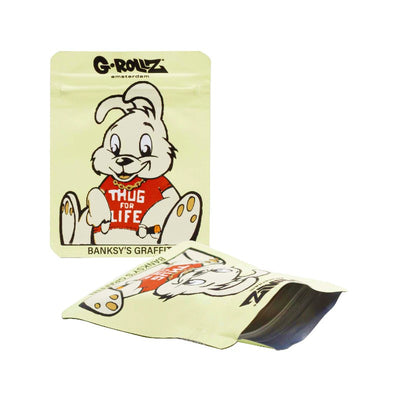 G-Rollz Banksy Bag Thug for Life – Aufbewahrungsbeutel, 6.5 x 8.5 cm