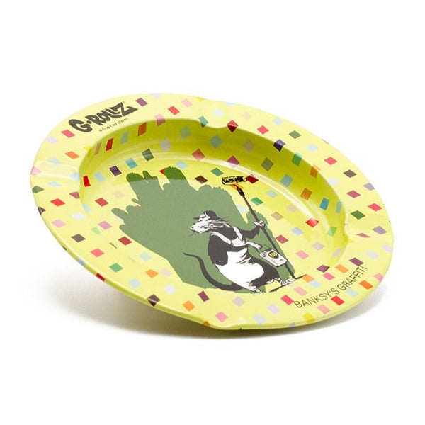 G-Rollz Banksy Rat with Roller Aschenbecher, 13.5 cm, Ansicht 1