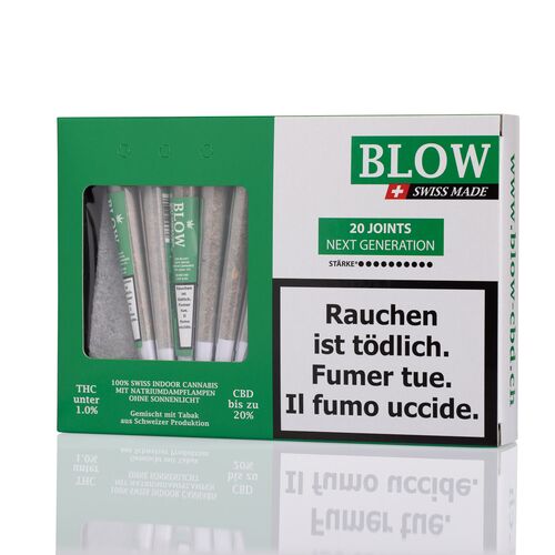 Blow Fresh Fruit Green CBD-Pre-Rolls, 20 Joints