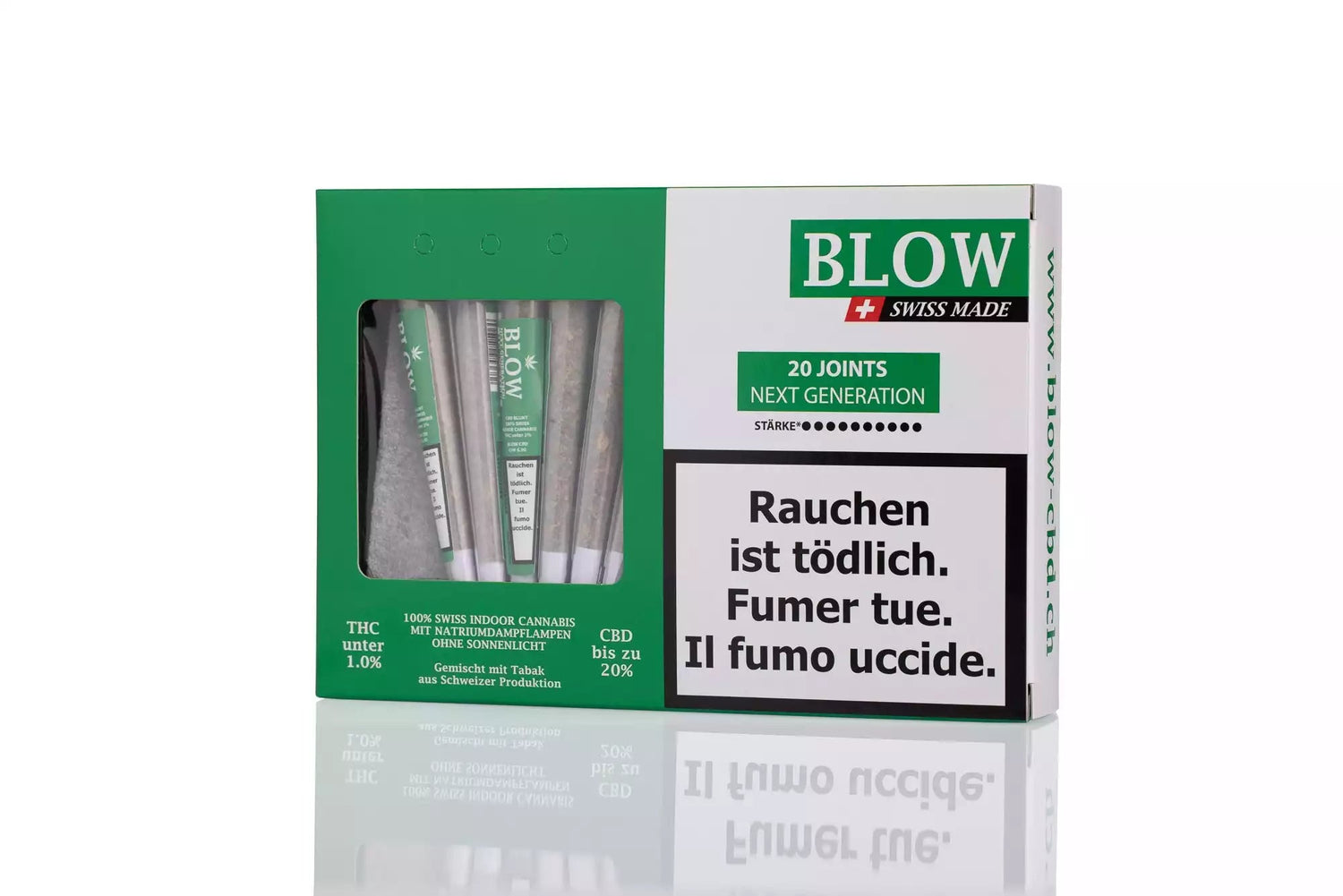 Einzelansicht des Blow Joint Next Generation Harlequin CBD Joints