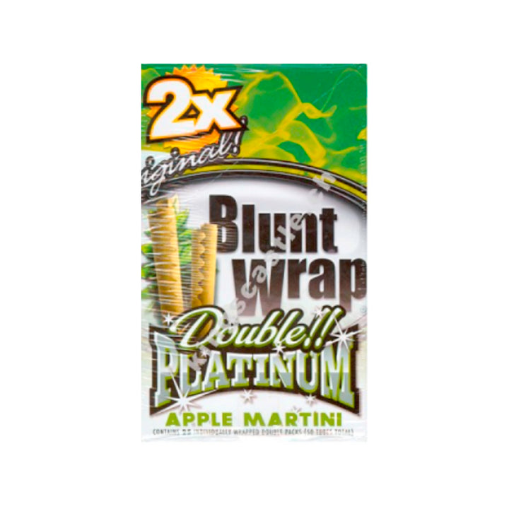 Blunt Wrap Platinum Double Apple Martini, aromatisierte Blunt Wraps