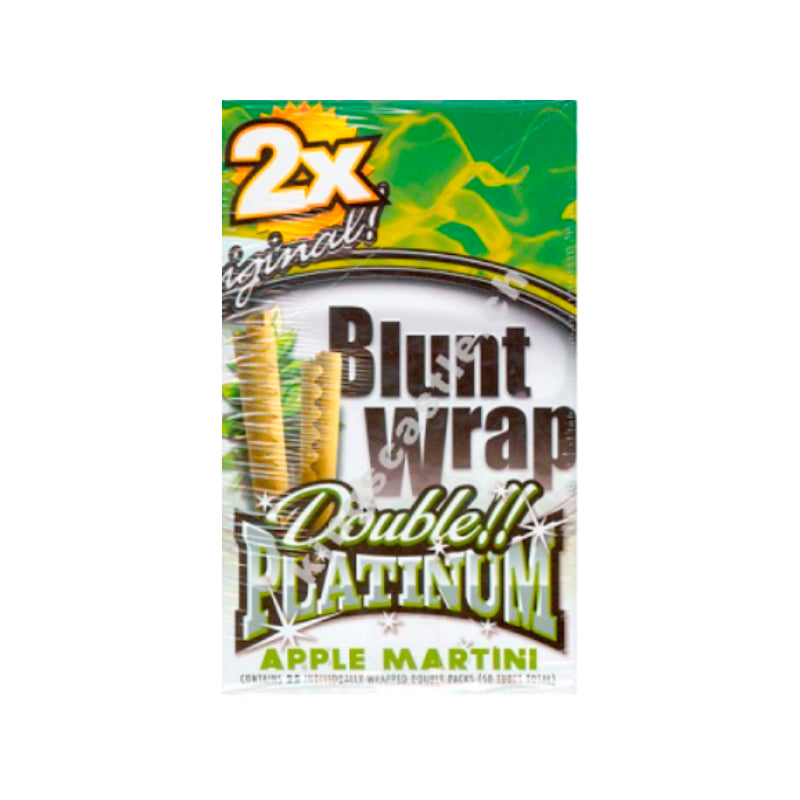 Blunt Wrap Platinum Double Apple Martini, aromatisierte Blunt Wraps