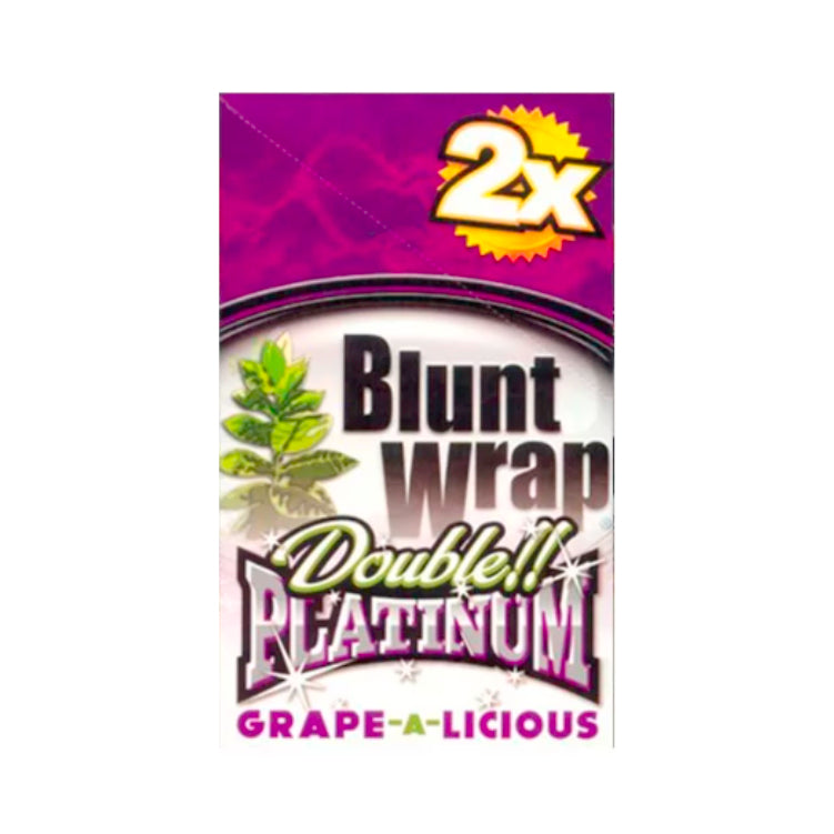 Blunt Wrap Platinum Double Grape a Licious, aromatisierte Blunt Wraps
