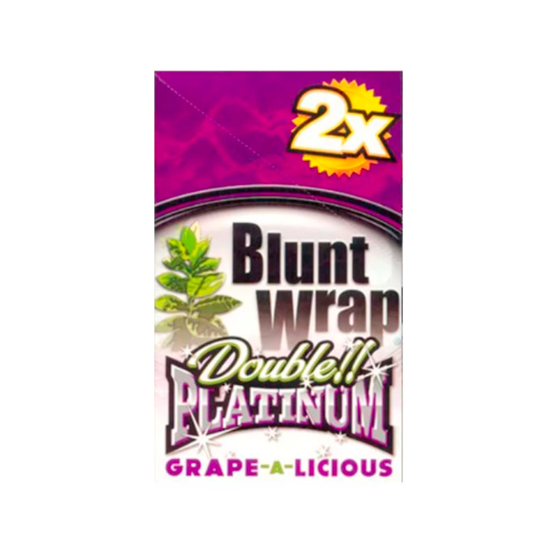Blunt Wrap Platinum Double Grape a Licious, aromatisierte Blunt Wraps