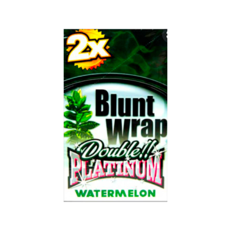 Blunt Wrap Platinum Double Watermelon, aromatisierte Blunt Wraps