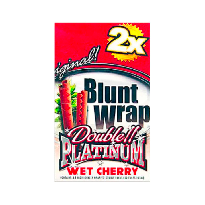 Blunt Wrap Platinum Double Wet Cherry – aromatisierte Blunt Wraps