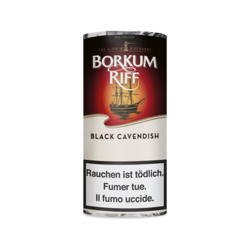 Borkum Riff Black Cavendish Pfeifentabak, Beutel, 5 x 42,5 g