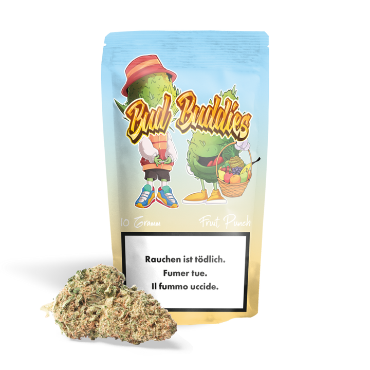 Bud Buddies Fruit Punch CBD Greenhouse Blüten 20g