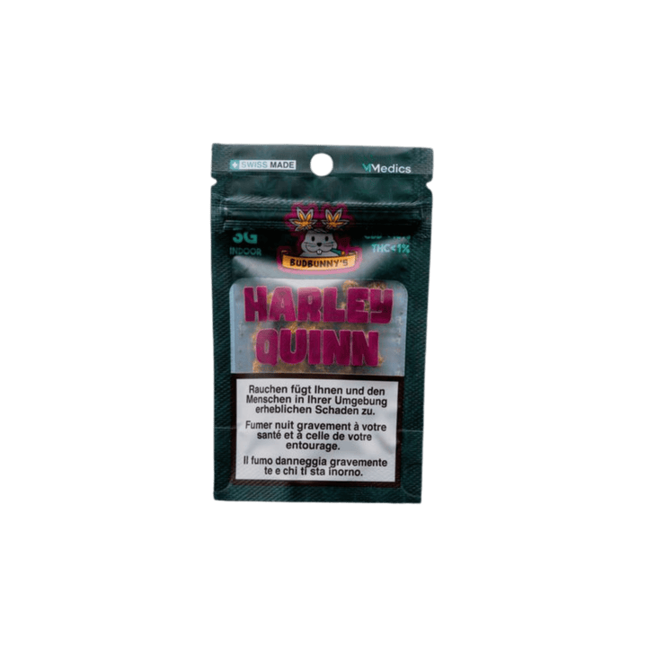 BudBunny Harley Quinn Indoor CBD Blüten 3g Packung