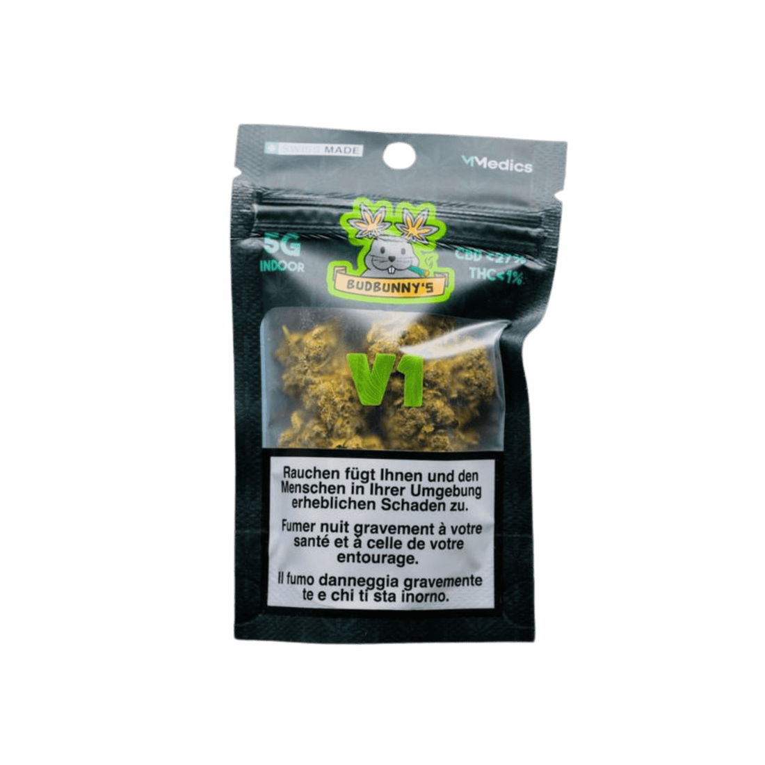 BudBunny - V1 - Indoor CBD Blüten - 5g kaufen bei rauchwerk.ch